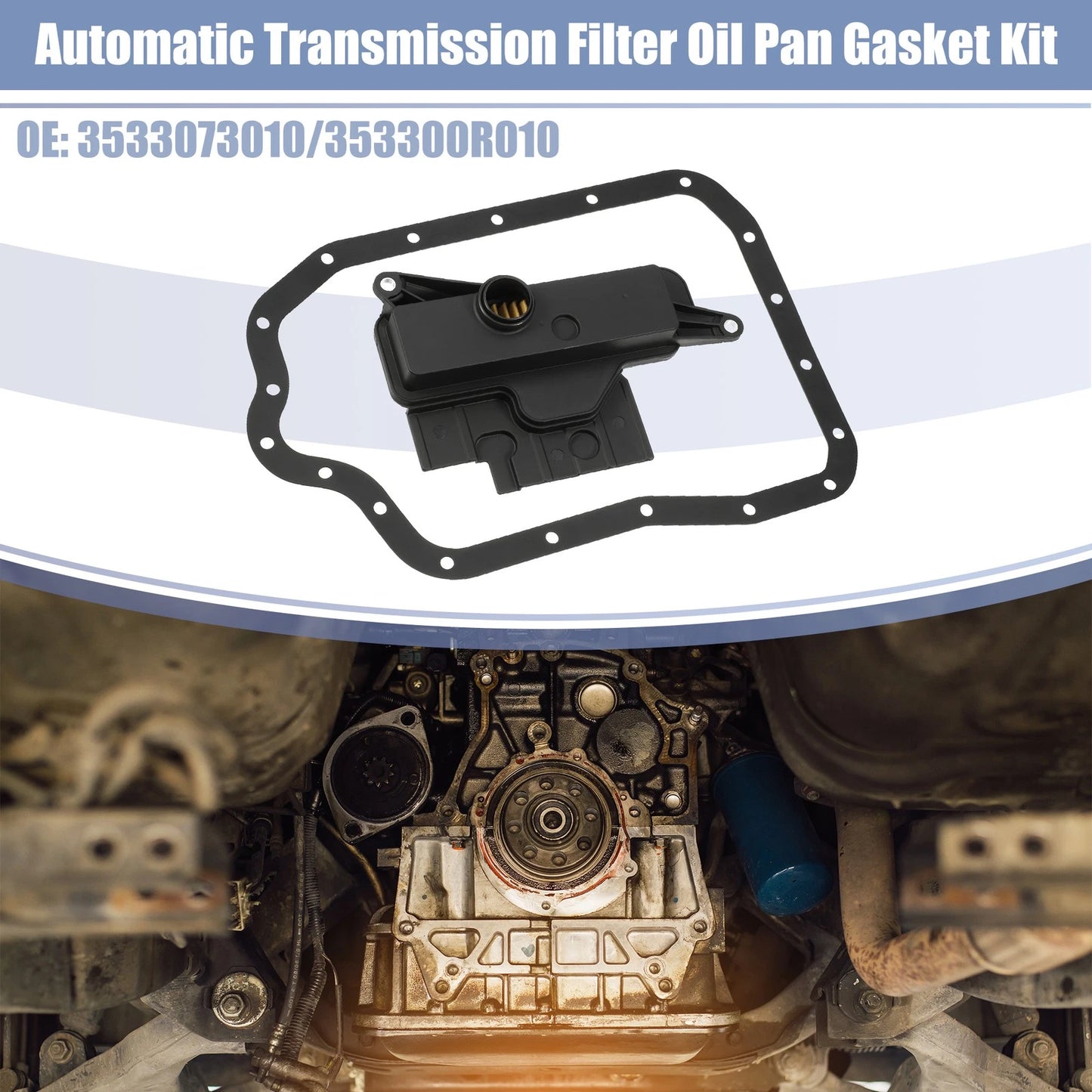 Set of 1 Transmission Filter Oil Pan Gasket Kit for Toyota RAV4 (2019–2023)
