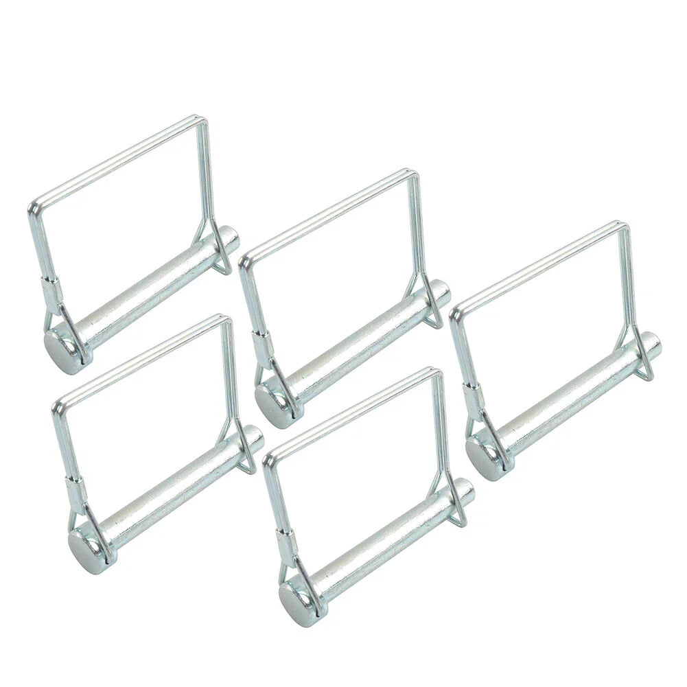 5 x Shaft Lock Pin Trailer Tow Coupler Safety Snap Locking Pin w/ Rope