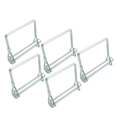 5 x Shaft Lock Pin Trailer Tow Coupler Safety Snap Locking Pin w/ Rope