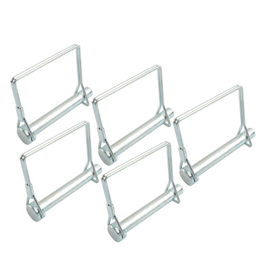 5 x Shaft Lock Pin Trailer Tow Coupler Safety Snap Locking Pin w/ Rope