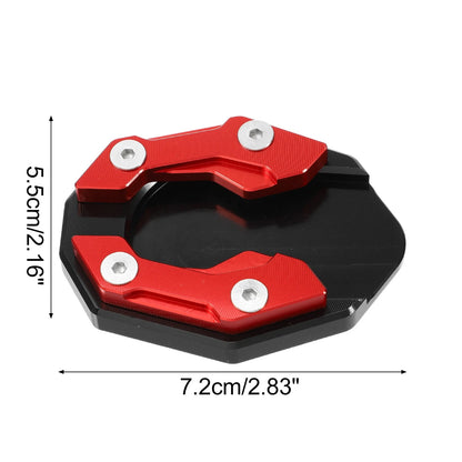 Set of 1 Aluminum Alloy Kickstand Plate Pad for Honda