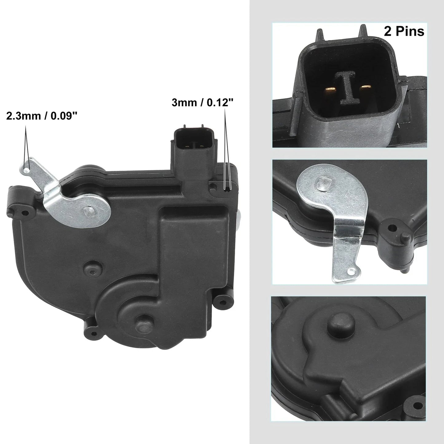 Rear Right Passenger Side Door Latch Lock Actuator for Honda Odyssey (2005-2010)