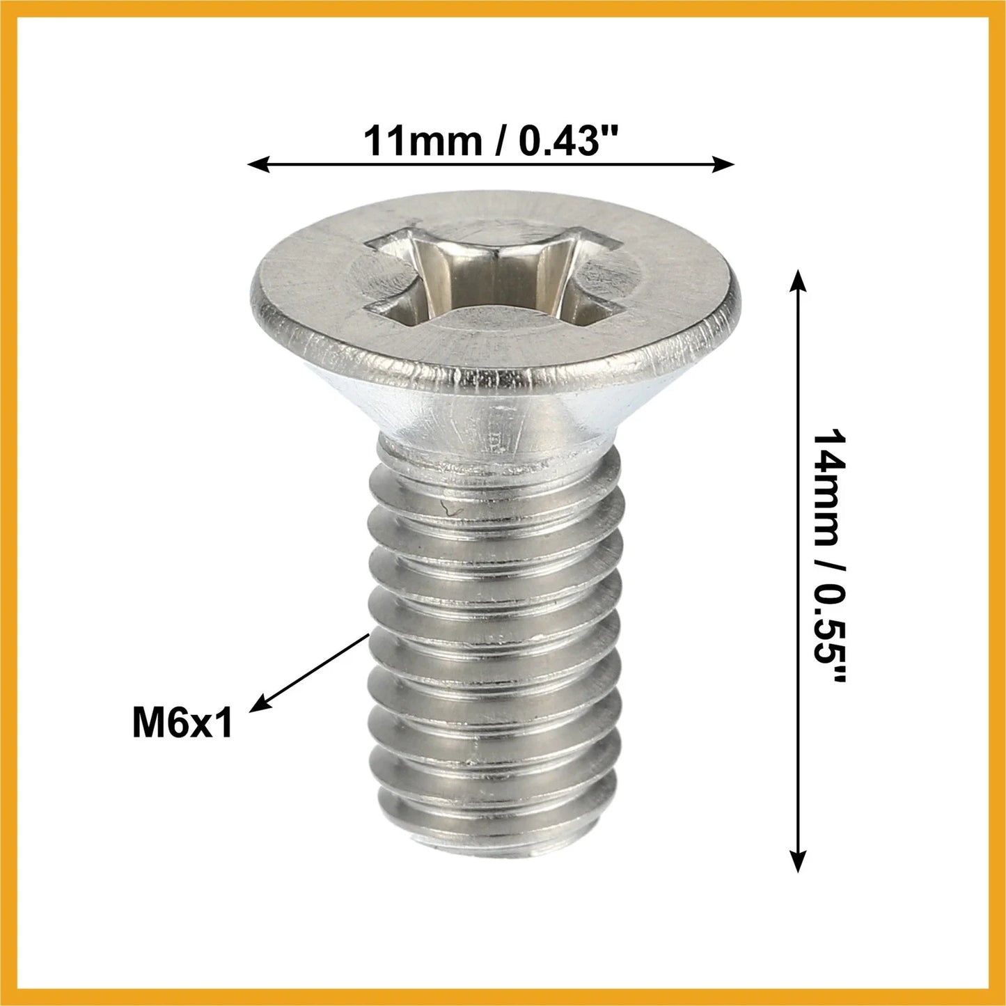 8 x Brake Disc Rotor Screws Kit for Honda (Compatible with Various Models)
