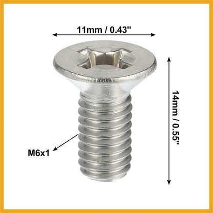 8 x Brake Disc Rotor Screws Kit for Honda (Compatible with Various Models)