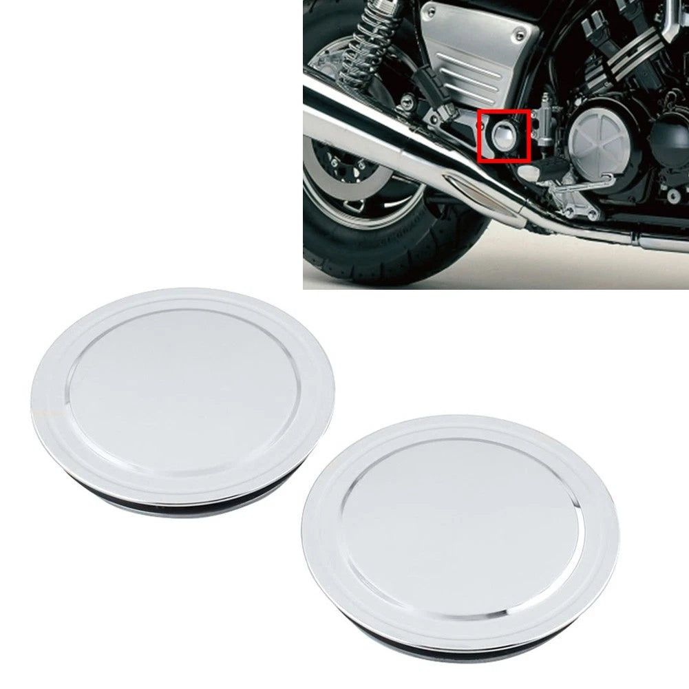 Set of 2 Rearview Mirror Block Off Base Plates for Yamaha YZF-R1 (2020–2024) RED