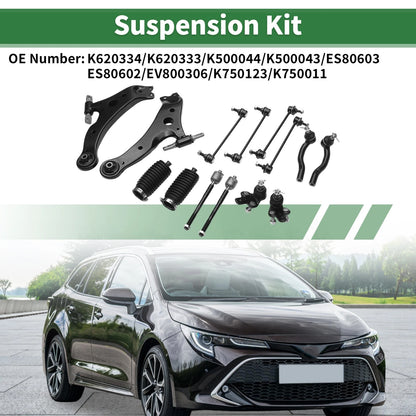 14 Pc Front Lower Control Arms for Toyota Camry (2007–2011) No.K620334/K620333/K500044