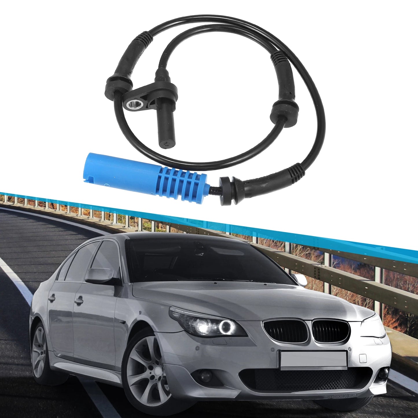 1Pcs ABS Wheel Speed Sensor for BMW 525i 528i (No. 34526771702)