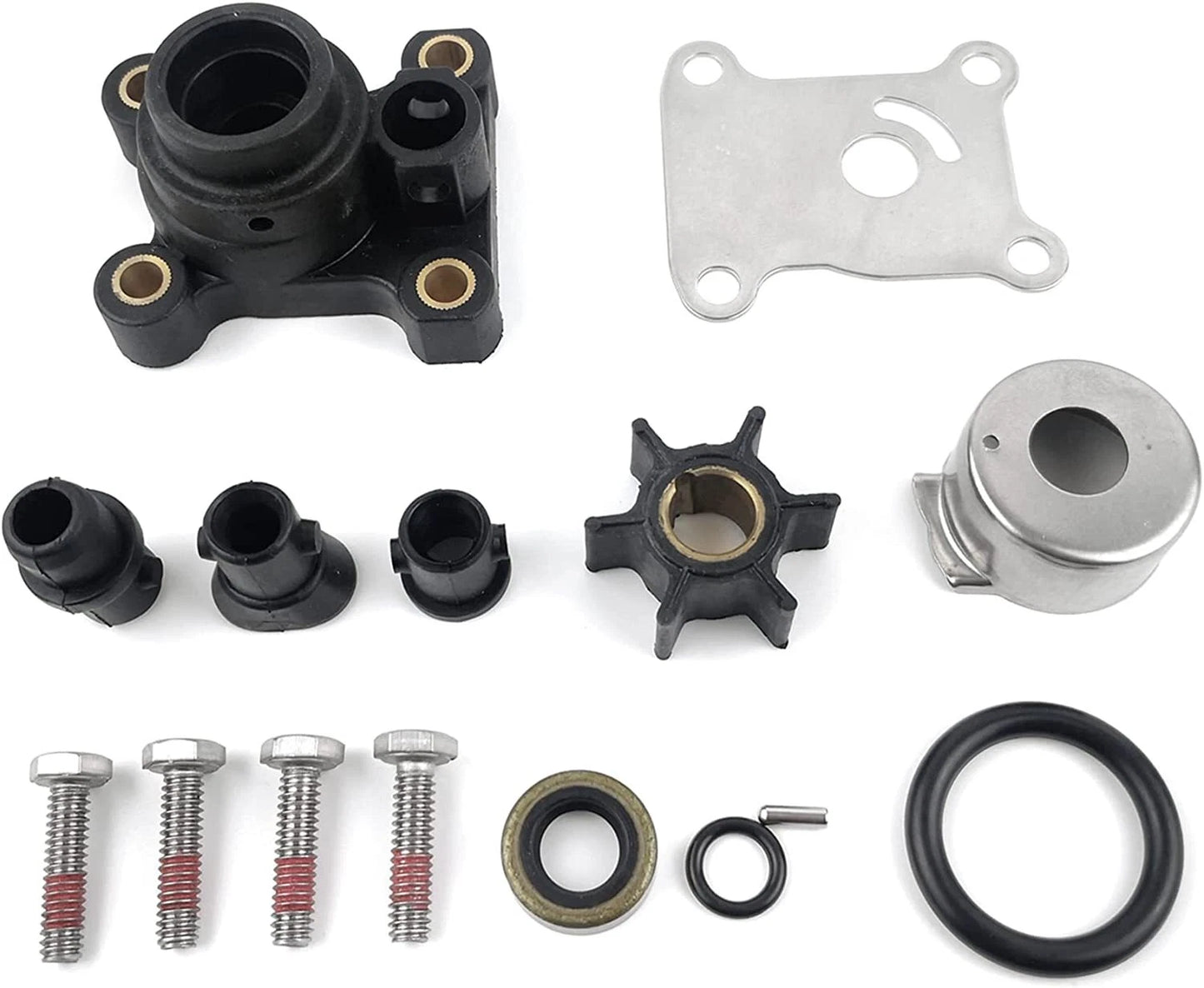 Water Pump Impeller Repair Kit for Johnson Evinrude 9.9 15 HP (1990–2006)