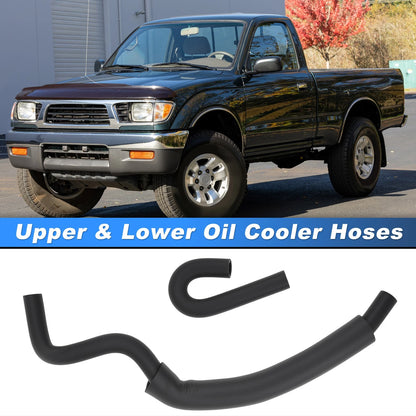 Upper Lower Oil Cooler Hoses for Toyota Tacoma T100 4Runner Tundra (1995–2004)