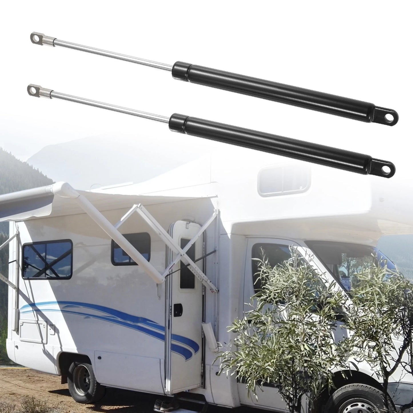 2Pcs Lift Supports Struts for Universal Applications (12 Inch, 35Ib/156N)
