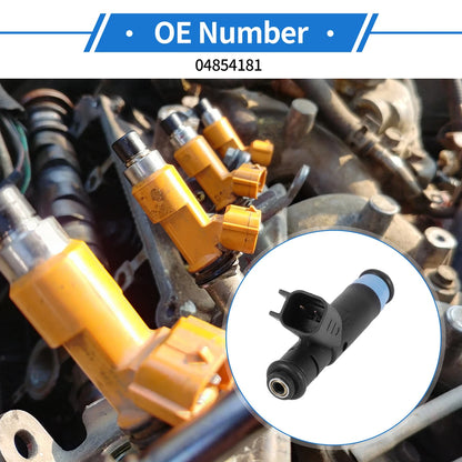 1 Pcs No.04854181 Fuel Injector for Jeep Wrangler 4.0L (1999–2004)
