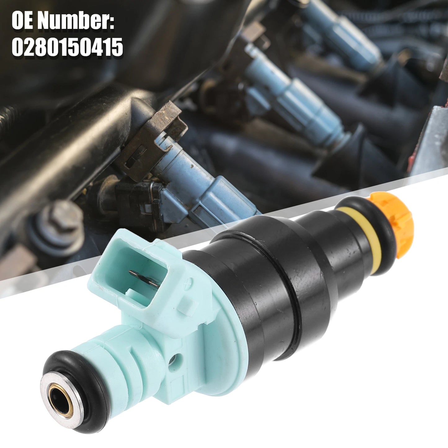 Set of 4 Fuel Injectors 0280150415 13641730060 for BMW 323i 323is (1998–1999)