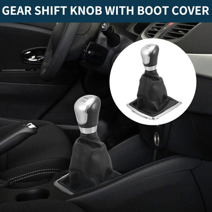 6 Speed Manual Gear Shift Knob with Cover for Ford Focus MK2 (2005–2011)