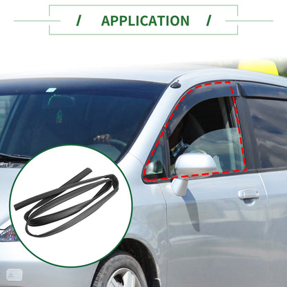 1Pc Front Left Door Window Run Channel Seal Strip for Honda Fit (2007–2019)