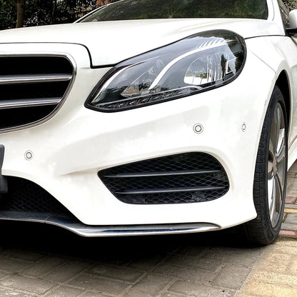 1 Pair Black Front Air Vent Trim for Benz E-Class W212 (2013-2015)