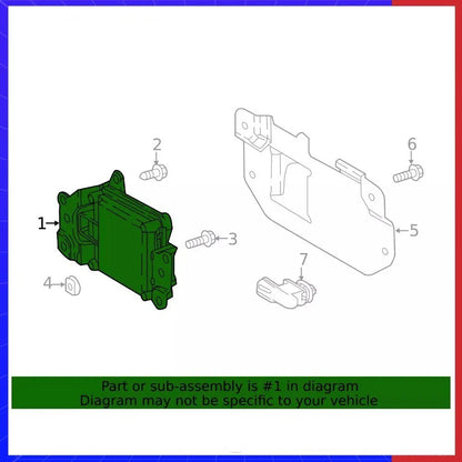 Adaptive Cruise Control Distance Sensor Radar for 2019-2022 Toyota C-HR