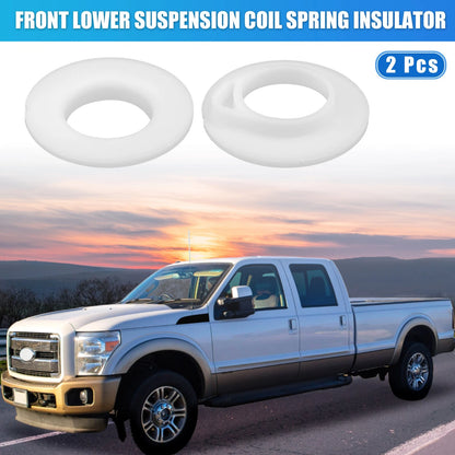 2X Front Lower Suspension Coil Spring Insulator E8TZ5414B for Ford F150 F250 (1997–2003)