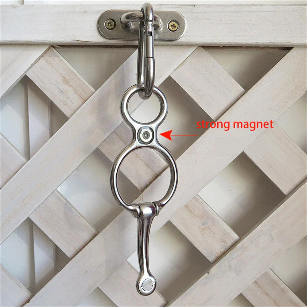 Stainless Steel Horse Tie Ring Rope Release Device for Equestrian Needs