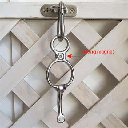 Stainless Steel Horse Tie Ring Rope Release Device for Equestrian Needs