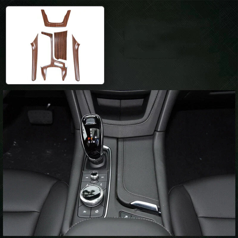 Wood Grain Interior Kit Full Set Car Trim Covers for Cadillac XT5 (2017–2019)