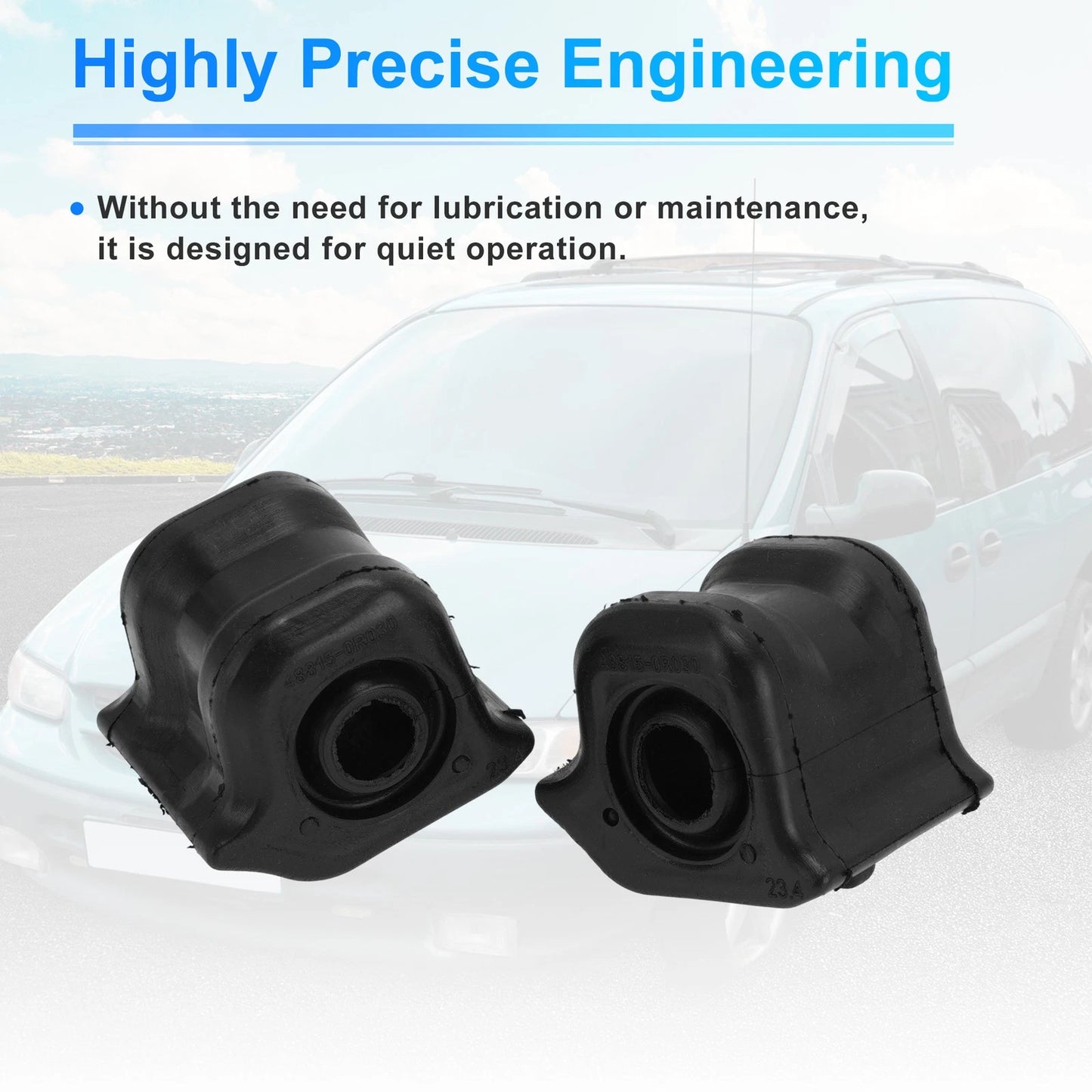 Set of 2 Front Right Stabilizer Sway Bar Bushing Kit
