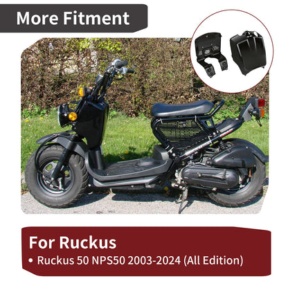 Fender & Inner Front Cover Set for Honda Ruckus 50 (2003–2024) Black