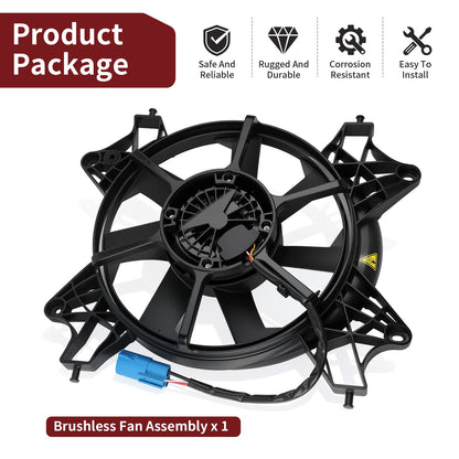 Brushless Fan Assembly for Polaris RZR XP / XP 4 Turbo (2017–2021)