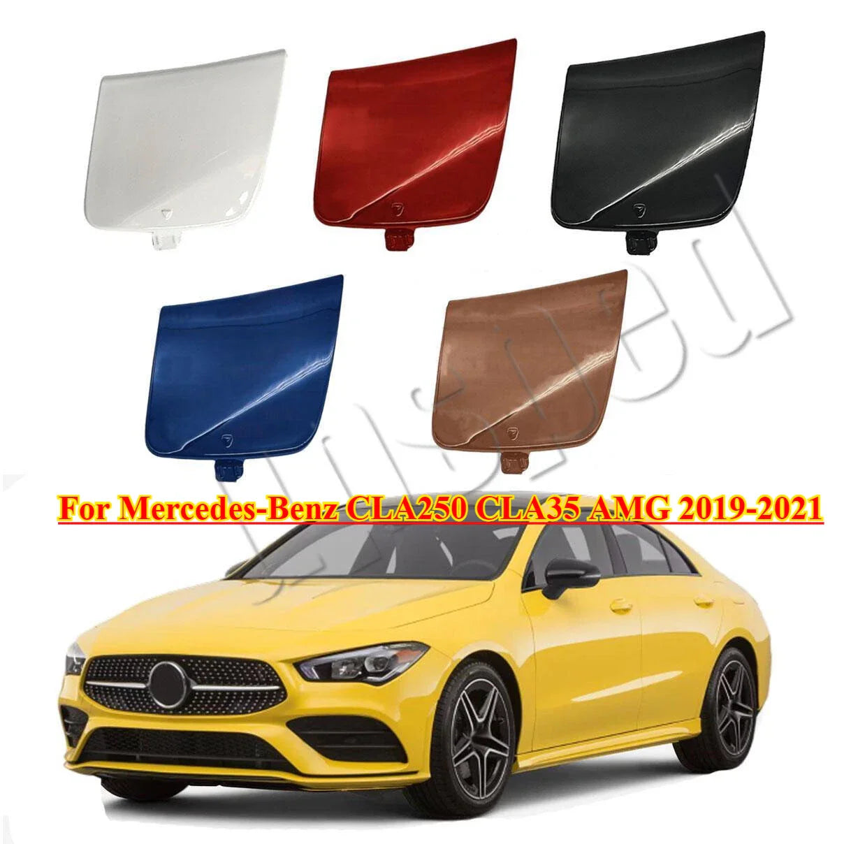 Tow Hook Eye Cover Cap for Mercedes-Benz CLA250 CLA35 AMG (2019–2021)