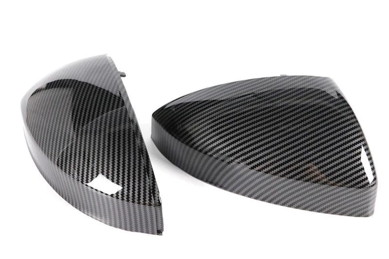 Carbon Fiber Style Side Wing Mirror Caps Covers for Audi TT (2014–2023)