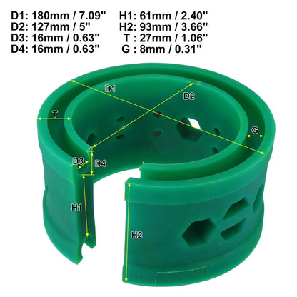 2X Green Coil Spring Rubber Buffer A+ Type for Ford Chevy