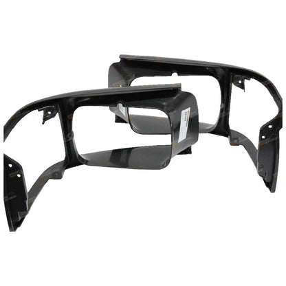 2 x LH+RH Dark Grey Headlight Surrounds Pair for Toyota Hiace (1989–1992)
