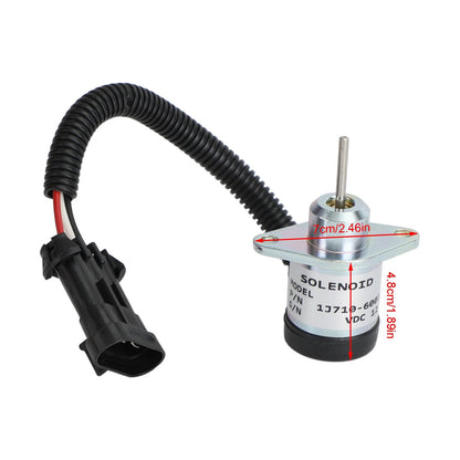 Solenoid Stop Fuel 1J710-60011 for Kubota V2607 S