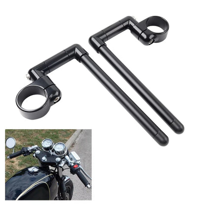 46MM Cafe Racer Clip-On Handlebar for Universal Motorcycle (7/8")