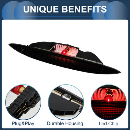 LED Third Brake Light for Renault Modus (2004–2012) Black Housing