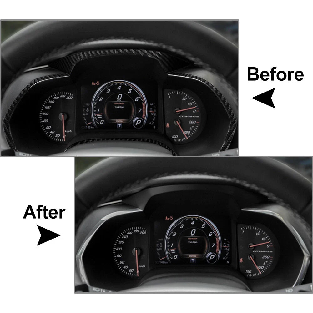 Carbon Fiber Dashboard Trim for Chevrolet Corvette C7 (2014-2019)