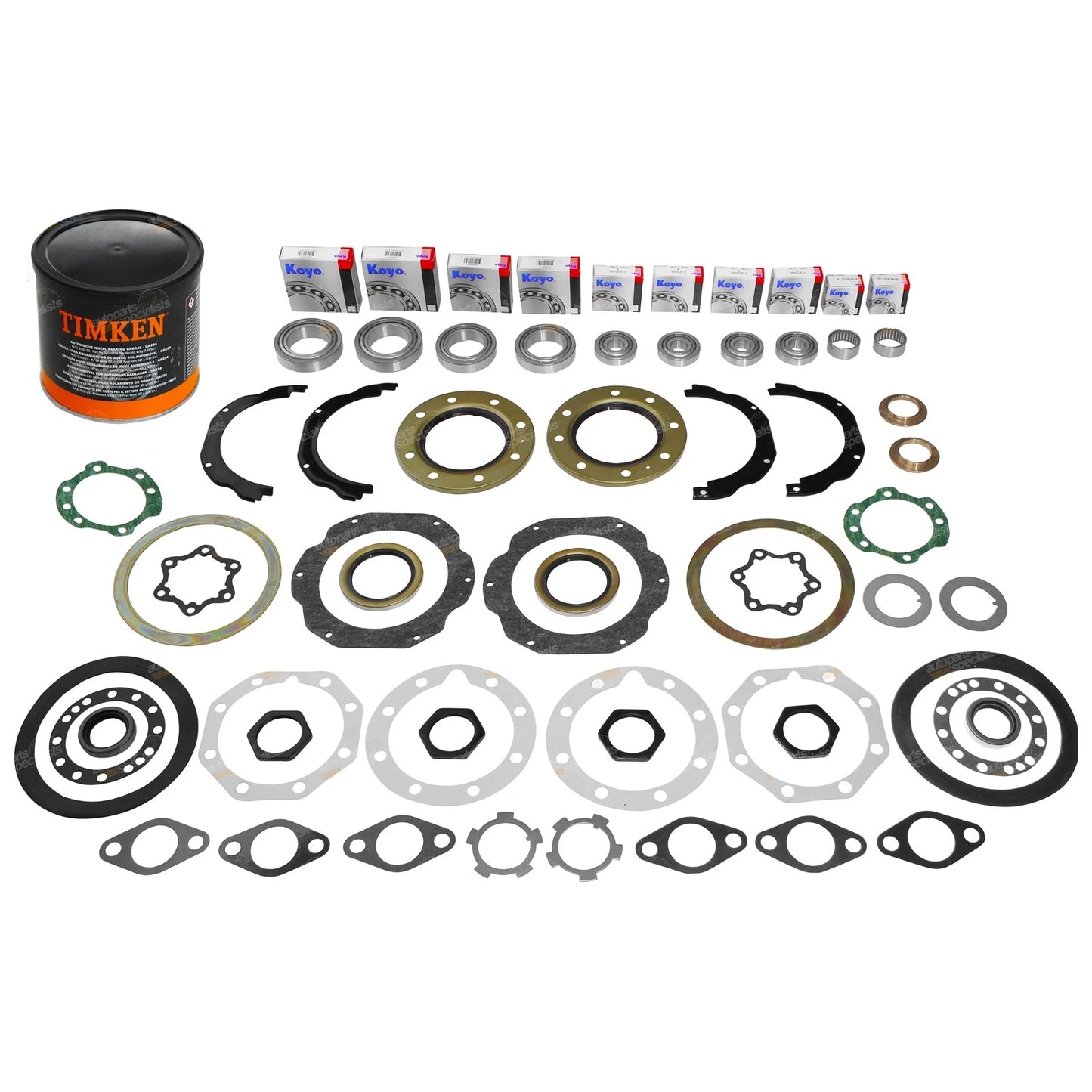 Swivel Hub Spindle Wheel Bearing Kit for Landcruiser 80, 105 (1990–2007)