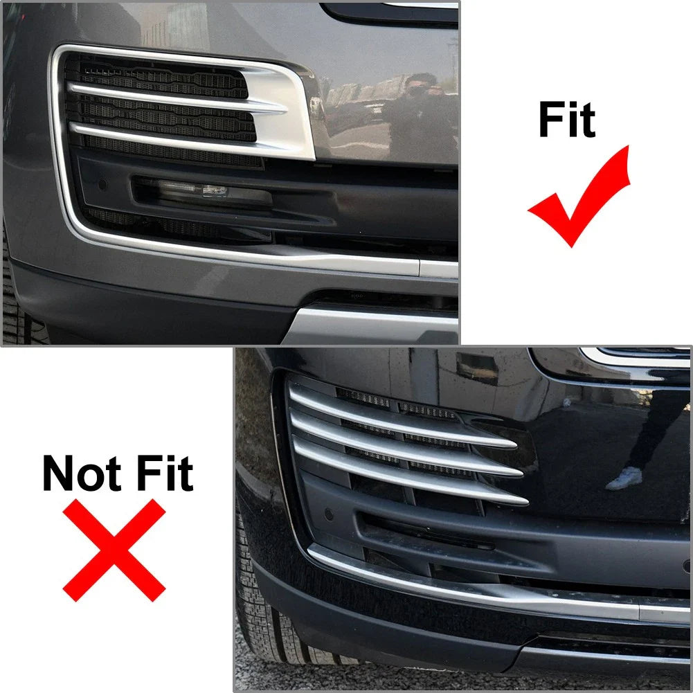 Front Bumper Fog Light Grill Molding Trim Right for Land Rover Range Rover (18-22)