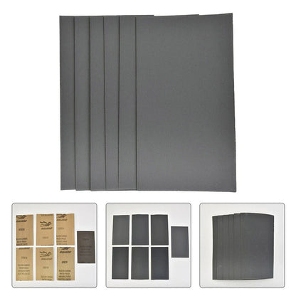 70pcs Sandpaper Wet / Dry 35 1/2 For 600/800/1000/1200/1500/2000/2500