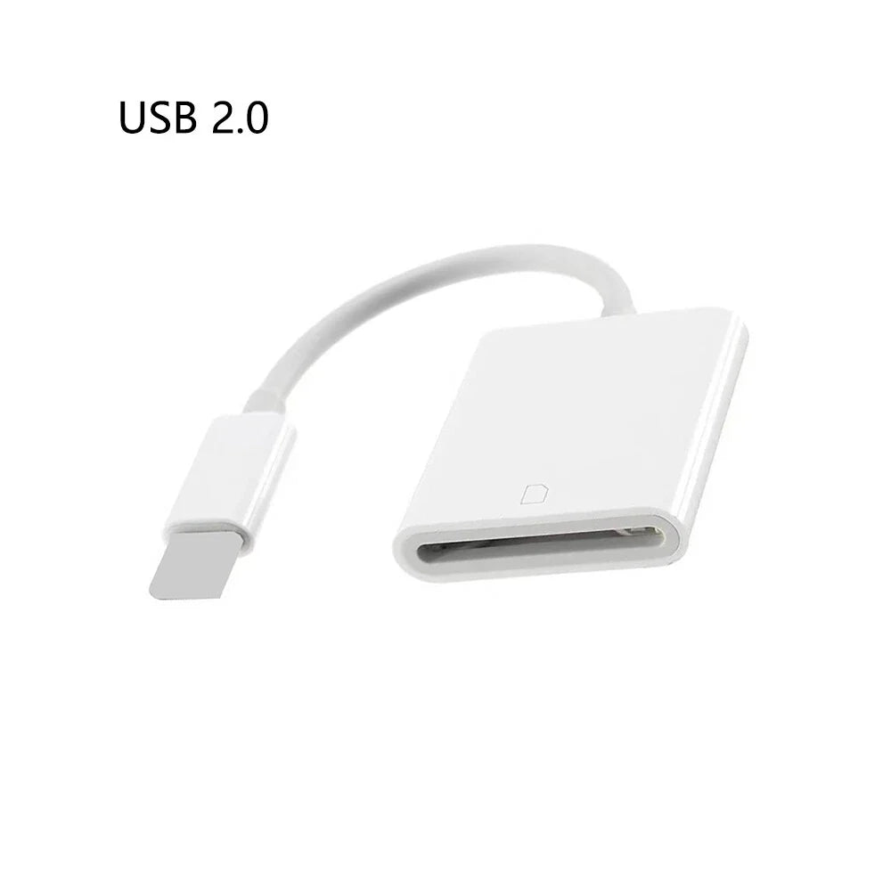 SD Card Adapter for iPad iPhone 7 8 X Xs 11 12 13 14 Pro Max (2017-2023)