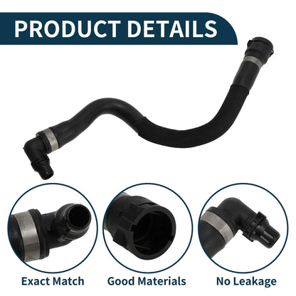 Radiator Heater Hose for BMW X5 (2008-2013) Coolant Hose Black