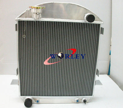 3 Row Aluminum Radiator & Fan for 1924-1927 Ford Model T-Bucket