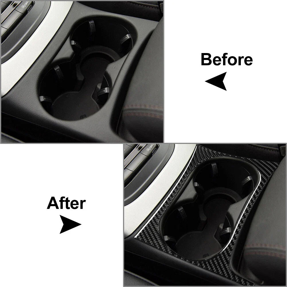 Carbon Fiber Water Cup Holder Trim for Audi Q5 SQ5 (2010-2018)