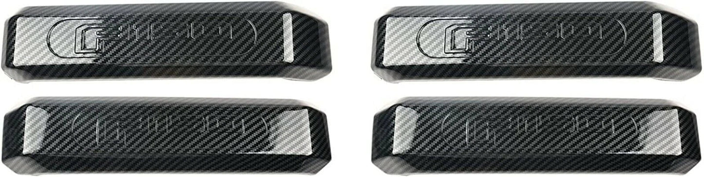 4Pcs Carbon Fiber Door Handle Cover Trim for Ford F150 (2015–2020)