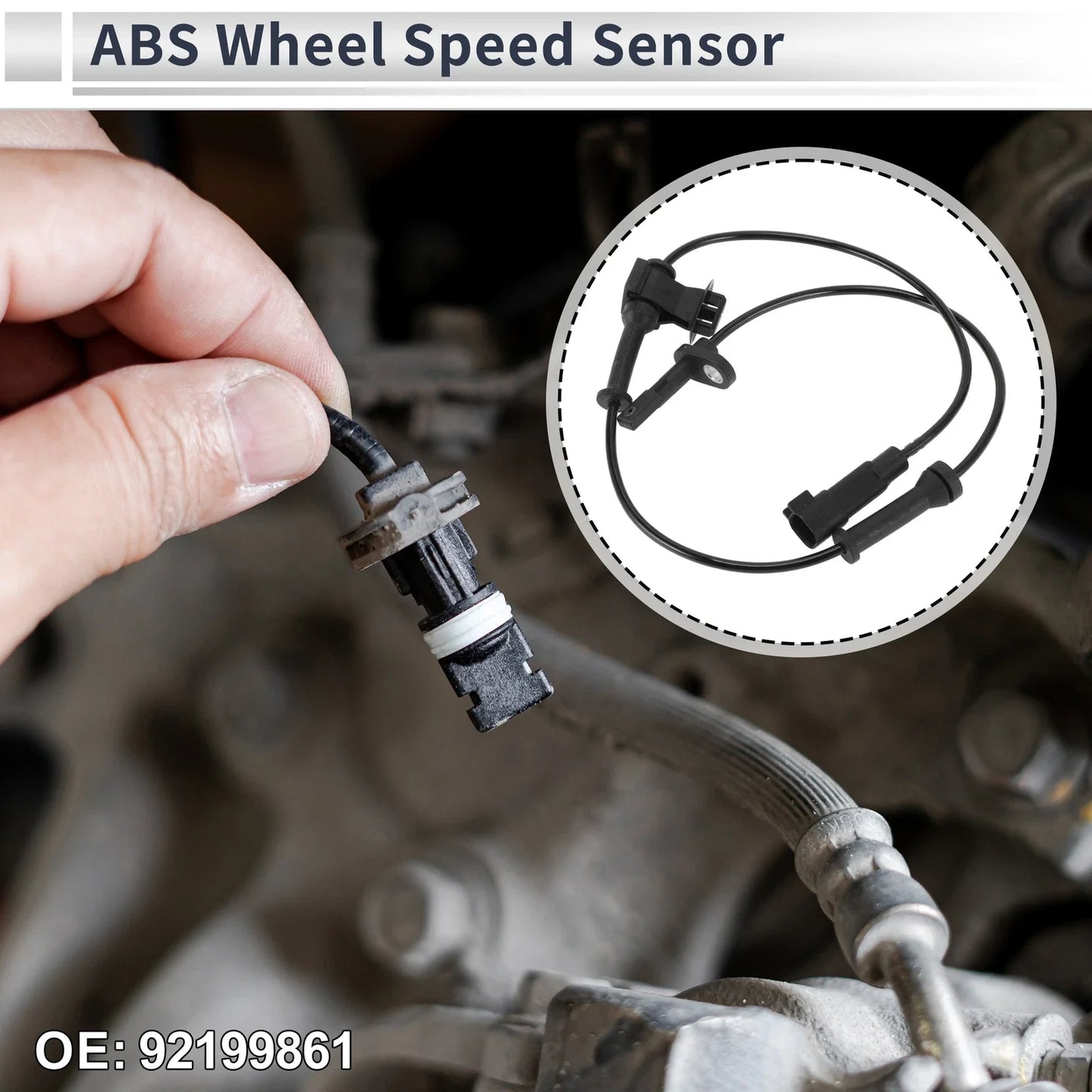ABS Wheel Speed Sensor for Chevrolet Camaro 2010-2015 1 x Front Left/Right