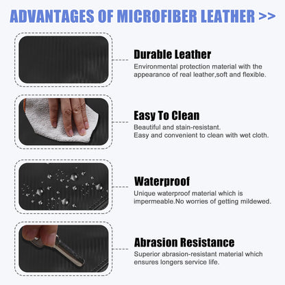 Center Console Lid Armrest Cover for Jeep Wrangler (2007–2018) Carbon Fiber