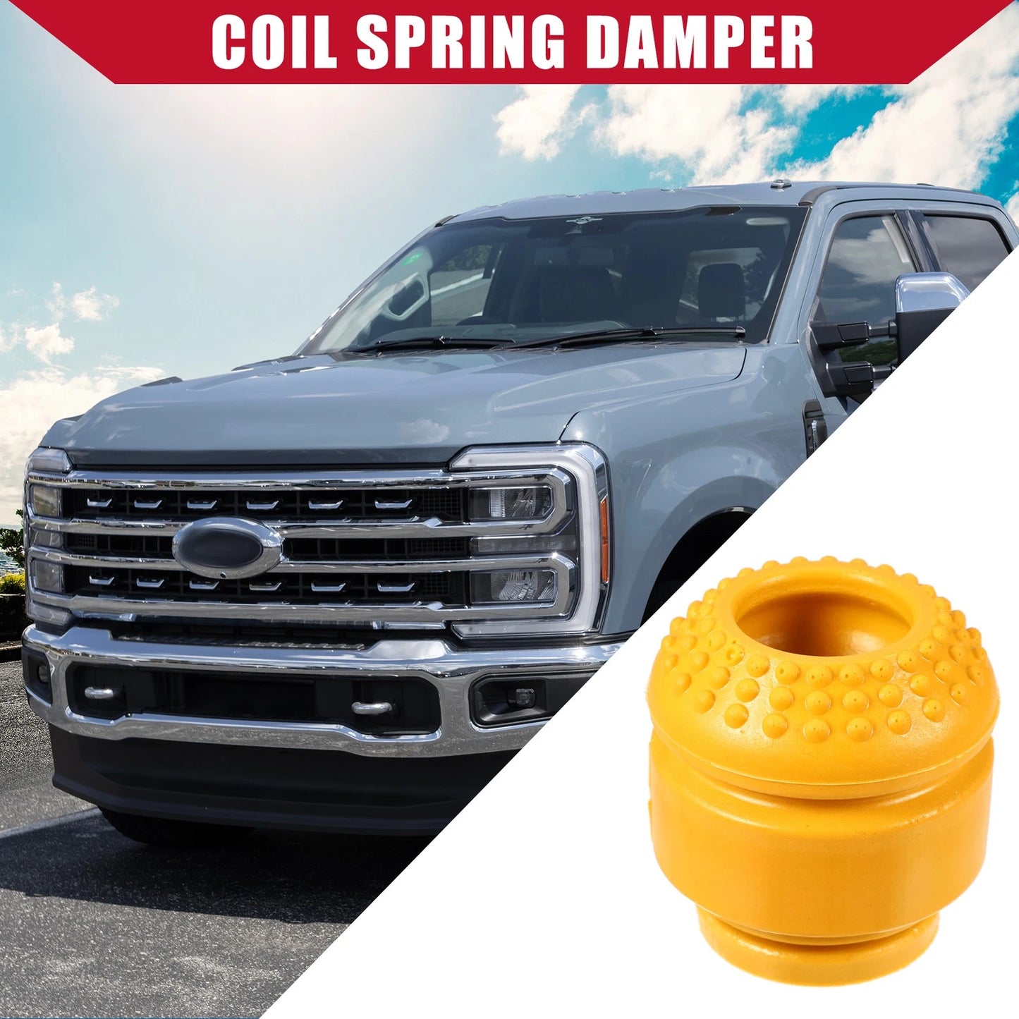 2pcs Coil Spring Damper for Ford F-250 Super Duty (2017–2023)