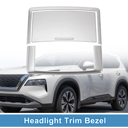 Set of 2 Headlight Trim Bezels for Nissan Rogue (2021–2024)