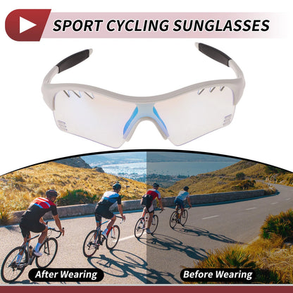 Set of 1 Motorcycle Riding Goggles for Universal Fit (Light Blue Lens)