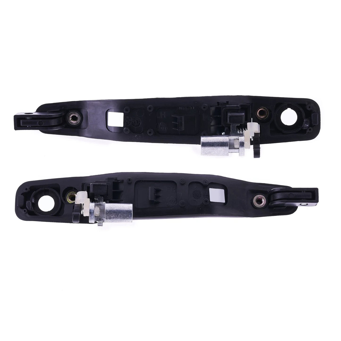 Set of 2 Outer Door Handles for Mitsubishi Lancer (2002–2007) Black