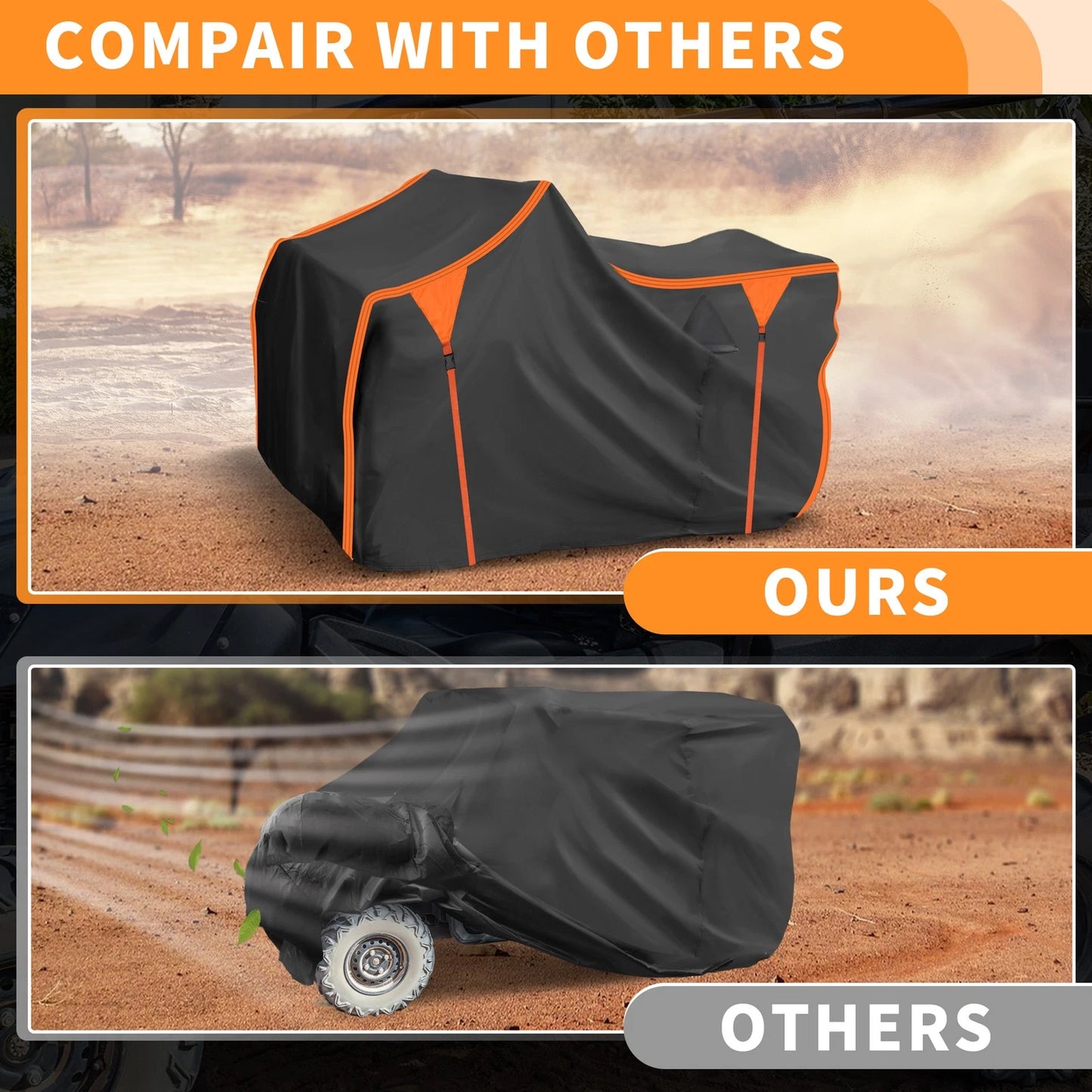 Waterproof ATV Cover for Yamaha Grizzly 700 EPS (2016–2023)